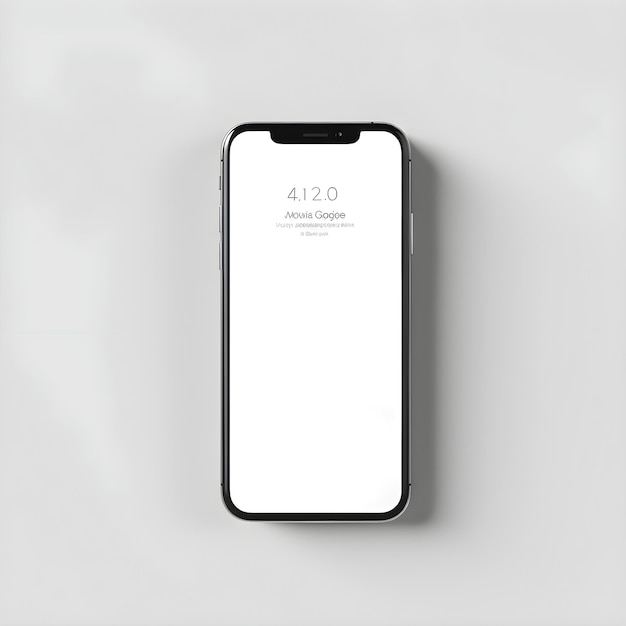 PSD grátis modelagem de smartphone isolada em fundo branco renderização 3d