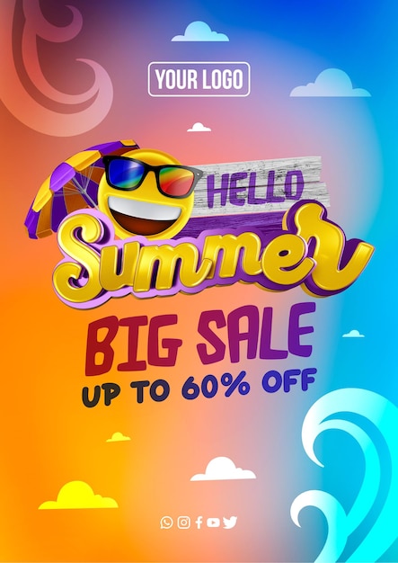 Modelo A4 olá verão grande promoção até 60 de desconto