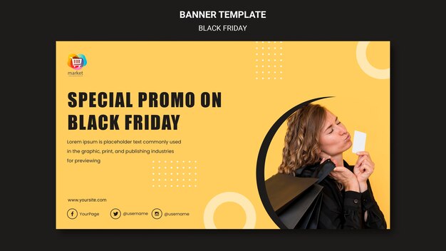 Modelo de banner Black Friday