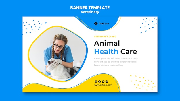 Modelo de banner clínica veterinária