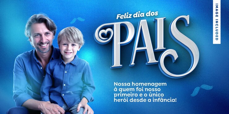 PSD grátis modelo de banner de feliz dia dos pais de mídia social para homenagens