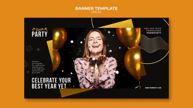 Modelo de banner de formatura