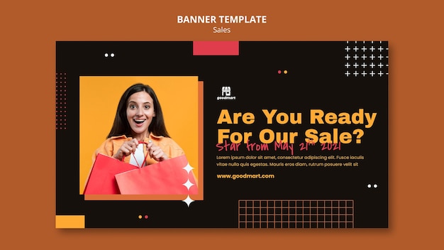 Modelo de banner especial de vendas