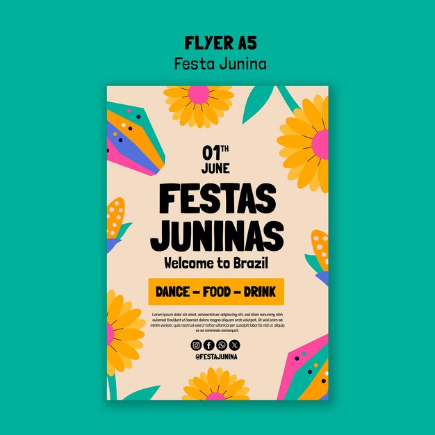 Modelo de celebração da Festa Junina