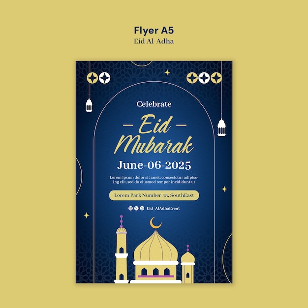 Modelo de celebração de Eid al-adha