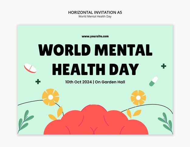Modelo de celebração do Dia Mundial da Saúde Mental