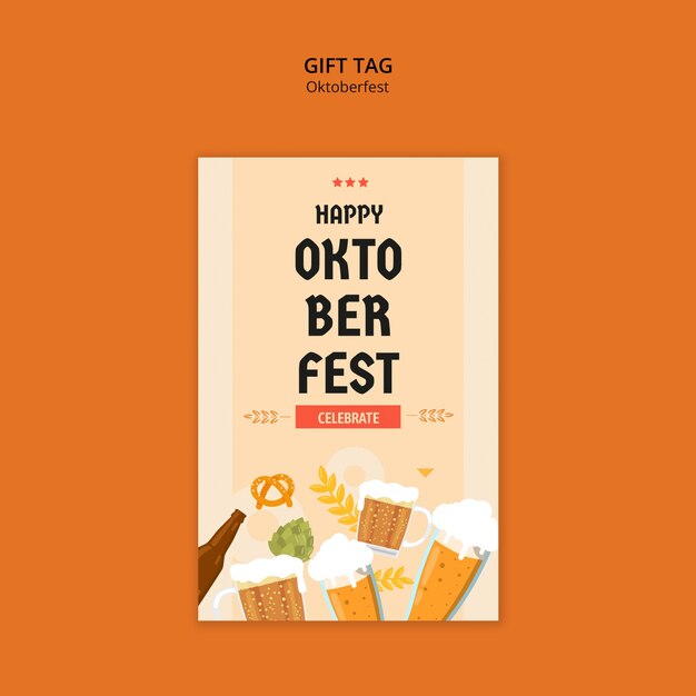 Modelo de celebração do Oktoberfest