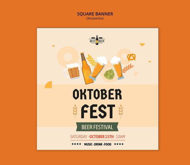 Modelo de celebração do Oktoberfest