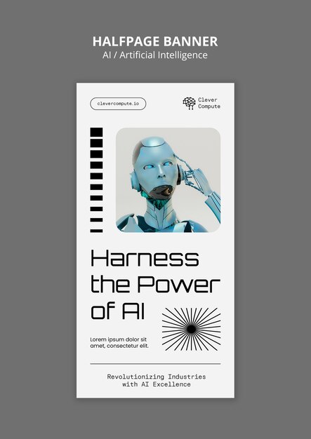 Modelo de conceito de inteligência artificial