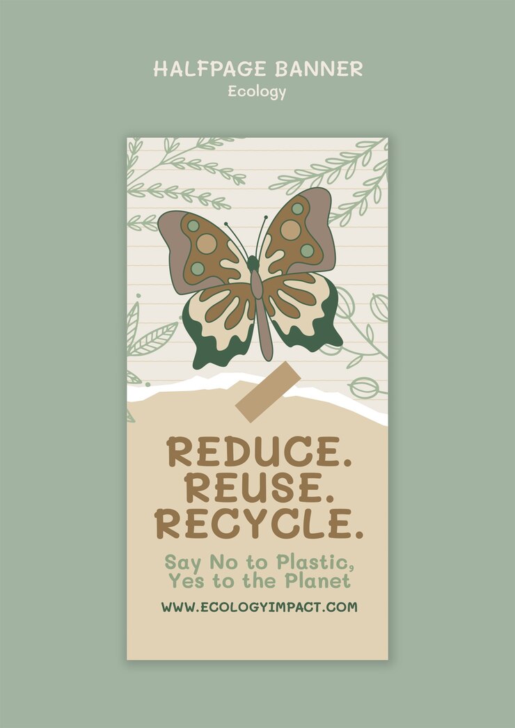 PSD grátis modelo de conceito ecológico