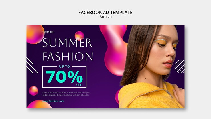 PSD grátis modelo de design de moda gradiente