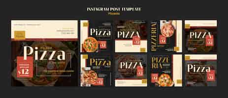 PSD grátis modelo de design de pizzaria