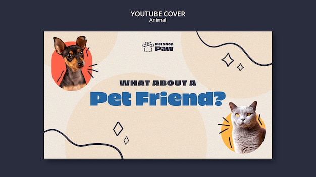 Modelo de dia do animal de design plano