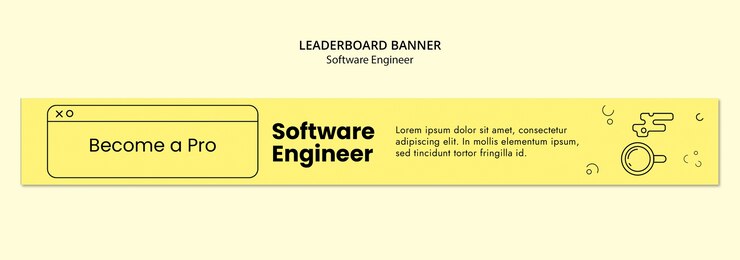 PSD grátis modelo de emprego de engenheiro de software