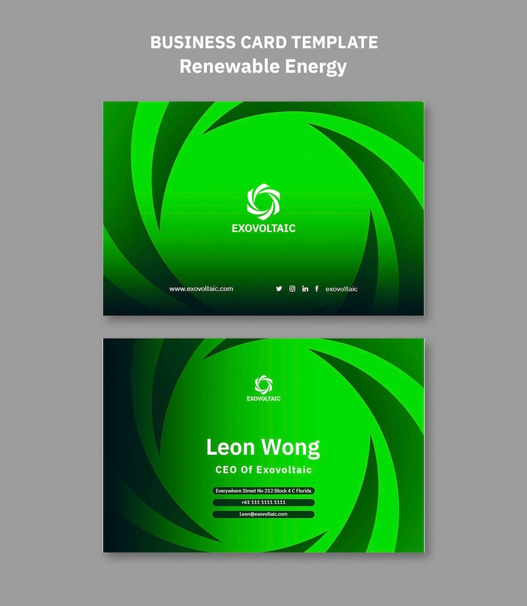 PSD grátis modelo de energia renovável de design plano