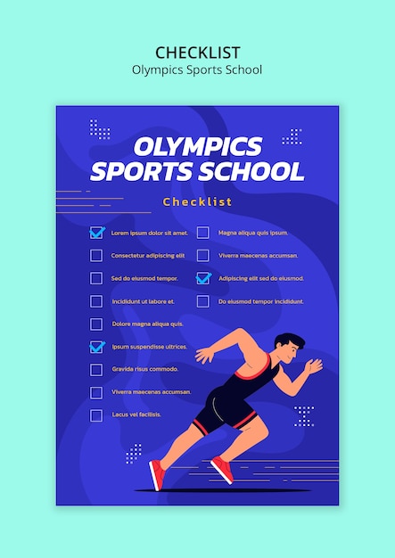 Modelo de escola de esportes olímpicos
