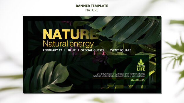 Modelo de estilo de natureza realista