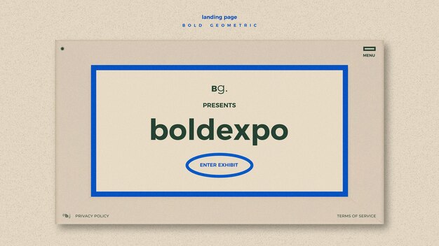 Modelo de evento de exposição da página de destino