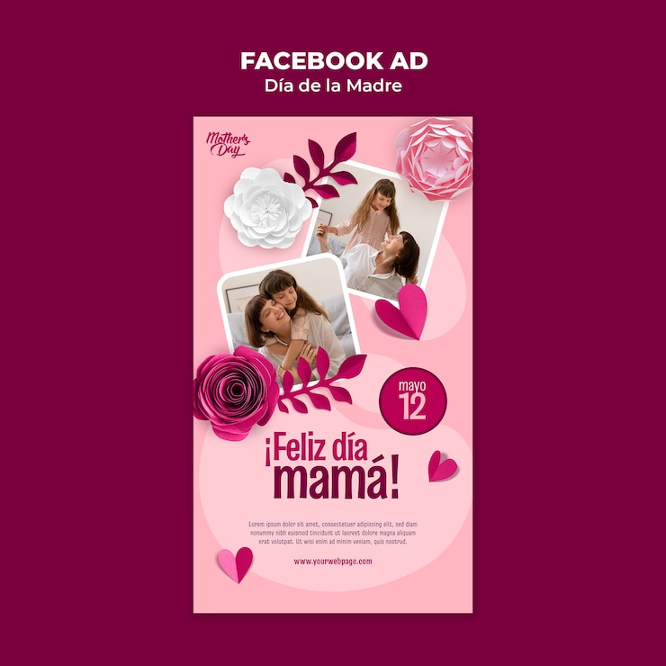 PSD grátis modelo de facebook para a celebração do dia da mulher
