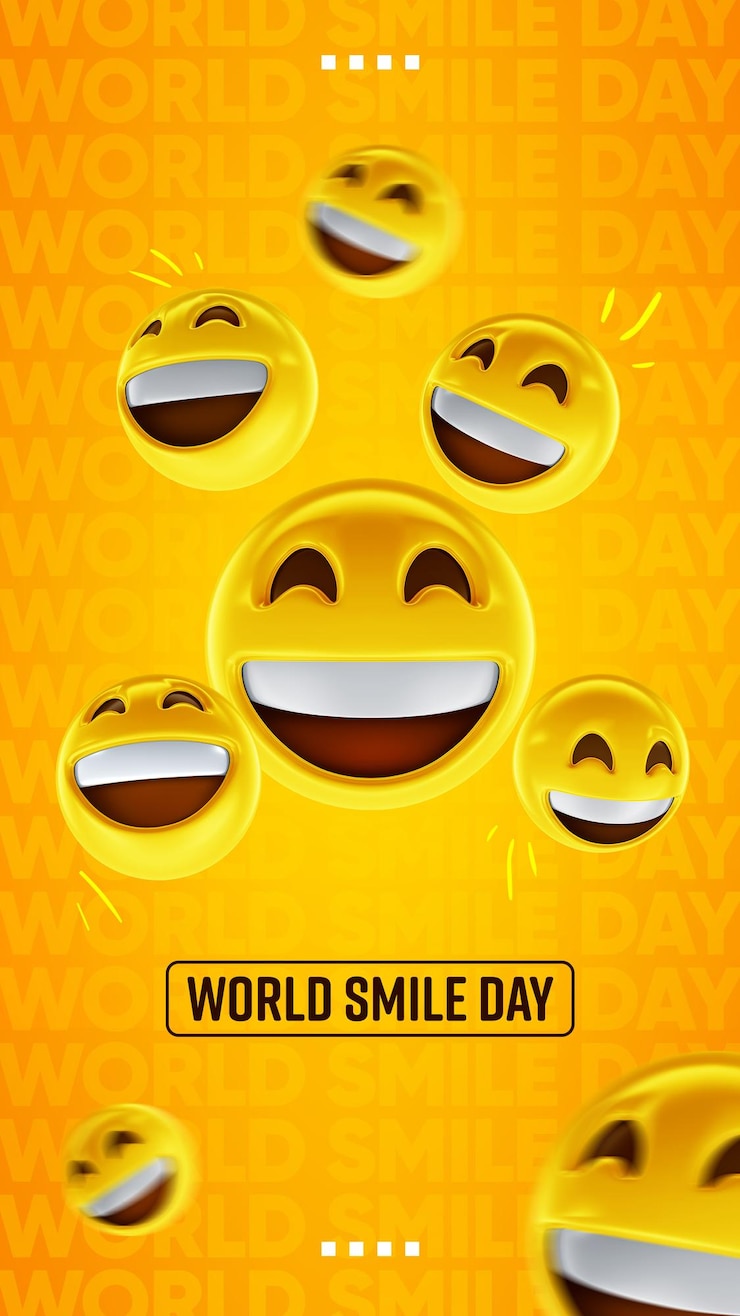 PSD grátis modelo de histórias do dia mundial do sorriso