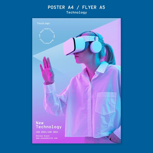Modelo de impressão de realidade virtual