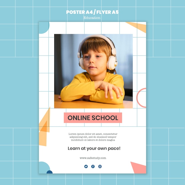 Modelo de impressão escolar online