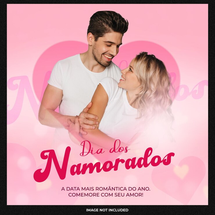 PSD grátis modelo de mídia social dos namorados