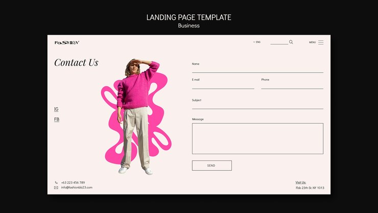 PSD grátis modelo de moda design plano