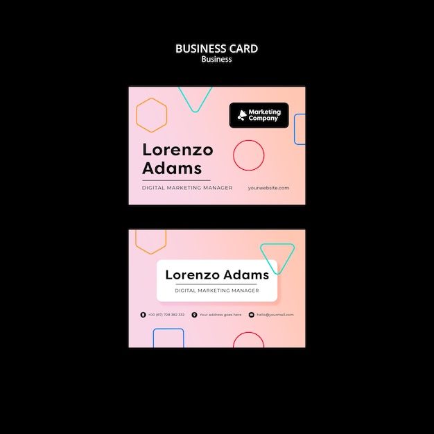 Modelo de negócios de design plano