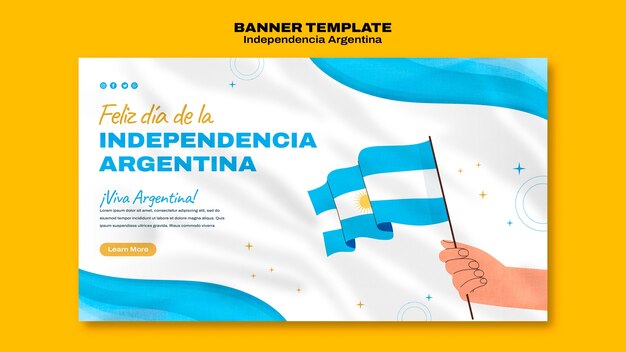 Modelo de página de destino de 9 de julho de design plano