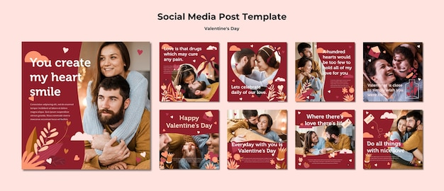 Modelo de postagem no Instagram para casal feliz dia dos namorados