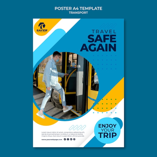 Modelo de projeto de transporte plano