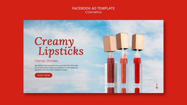 Modelo de promoção de mídia social de cosméticos de beleza coreana