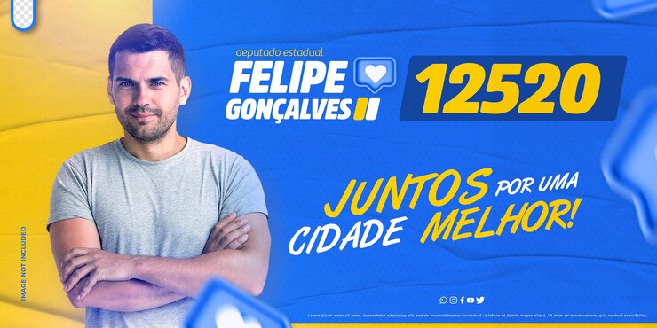 PSD grátis modelo de psd editável campanha política no brasil conselheiro presidente vice eleicoes brasil