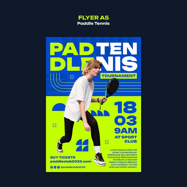 PSD grátis modelo de treino de tênis