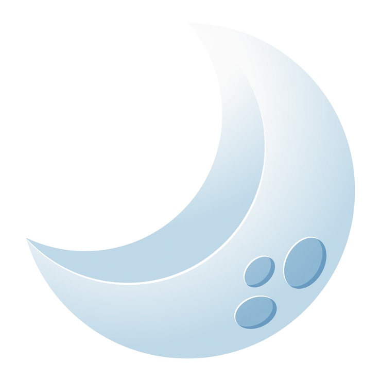 PSD grátis moon game icon illustration