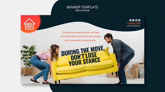 Mover modelo de banner de casa