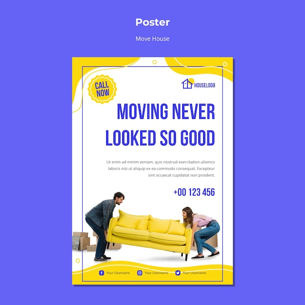 Mover nunca pareceu tão bom pôster