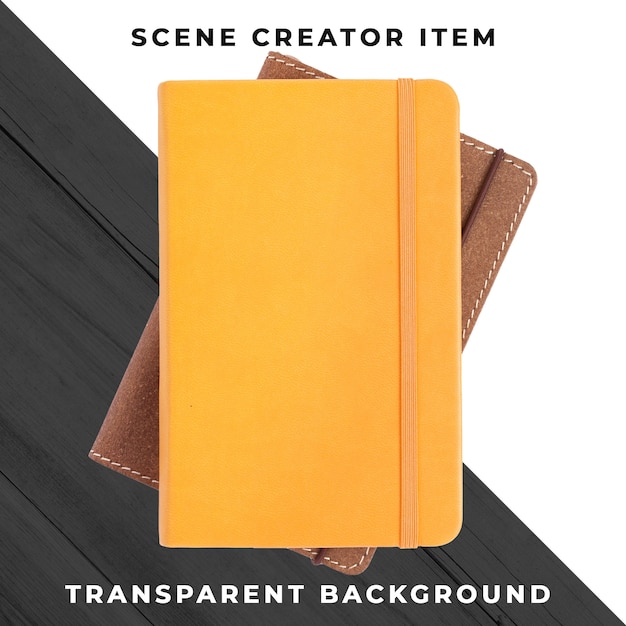 Notebook objeto transparente PSD
