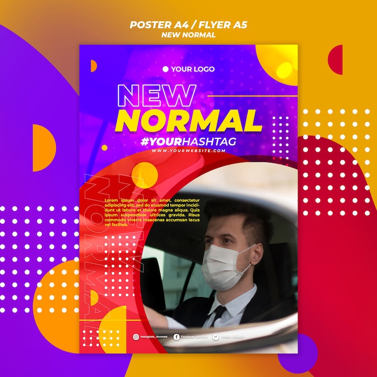 PSD grátis novo tema normal de pôster