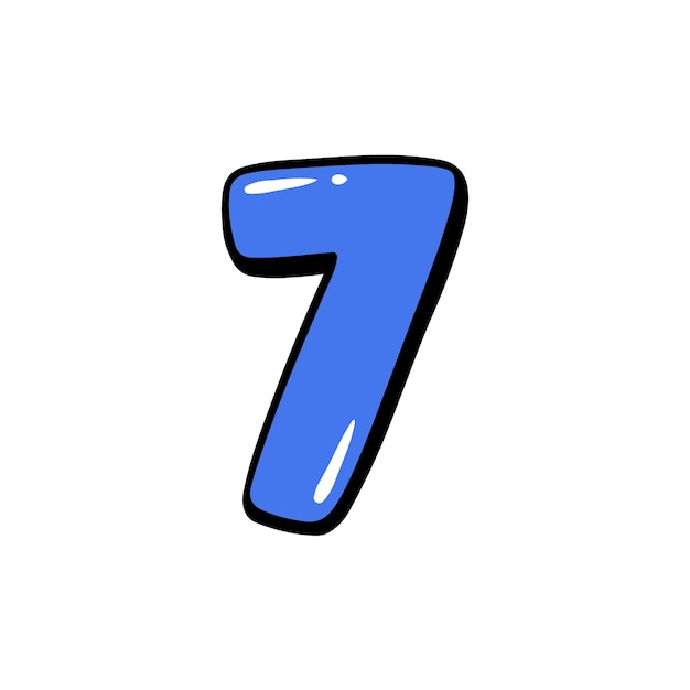 PSD grátis number illustration isolated