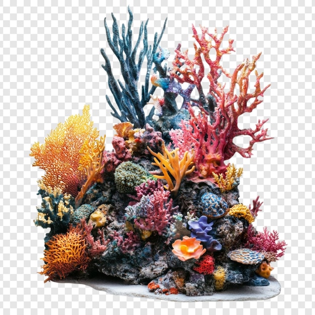 O vibrante ecossistema de recifes de coral subaquáticos