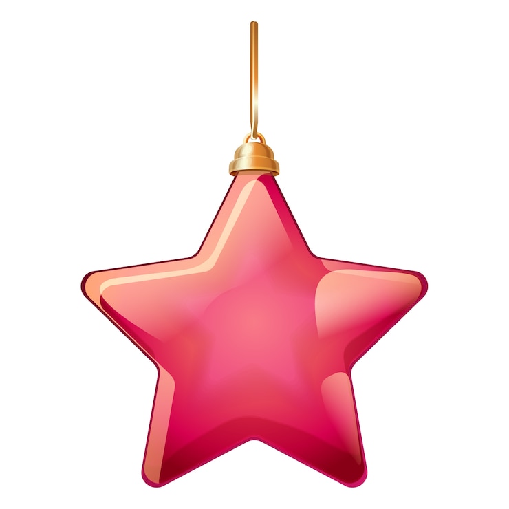 PSD grátis ornamento de natal realista