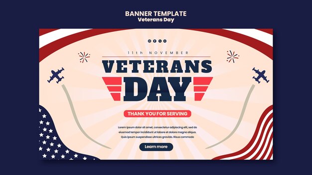 Página inicial da celebração do Dia dos Veteranos