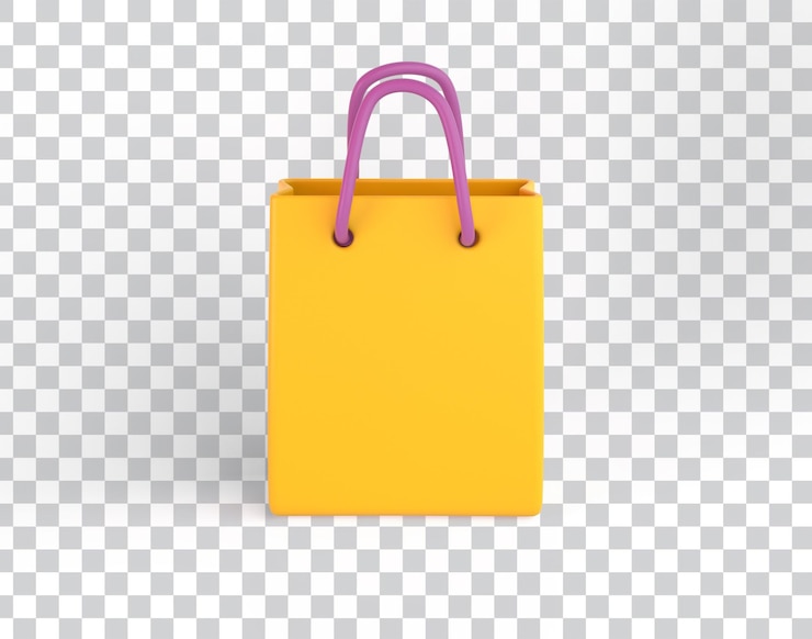 PSD grátis parte frontal da bolsa