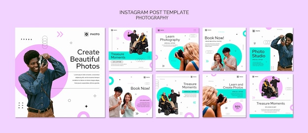 PSD grátis post de instagram de conceito de fotografia mínima