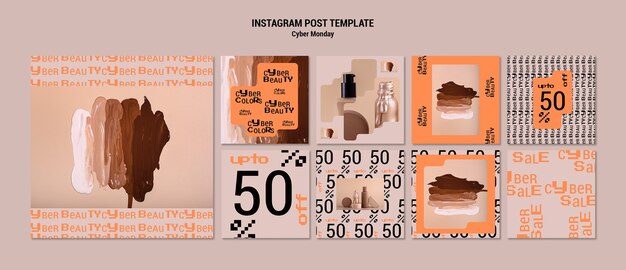 Postagens do Instagram de Cyber Monday