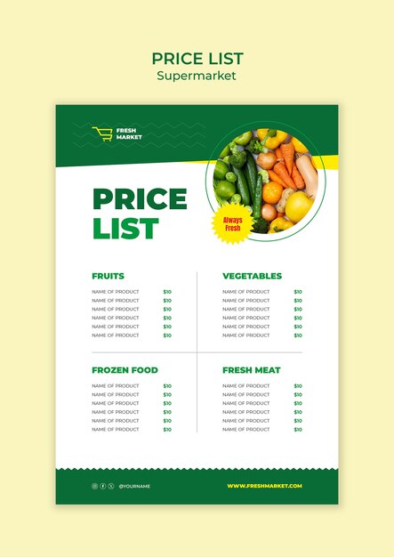 Projeto de modelo de supermercado