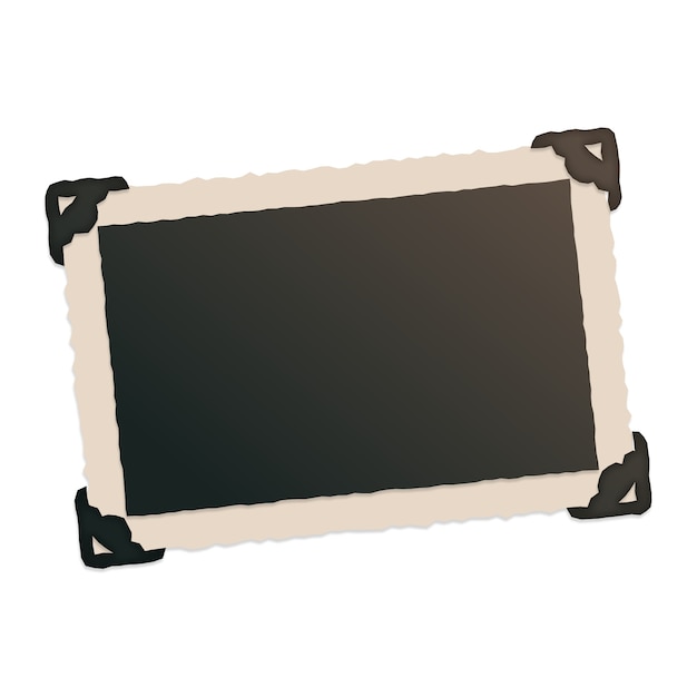 Quadro de foto vintage isolado
