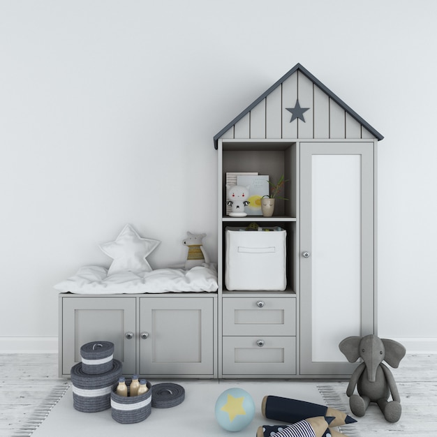 Quarto infantil moderno